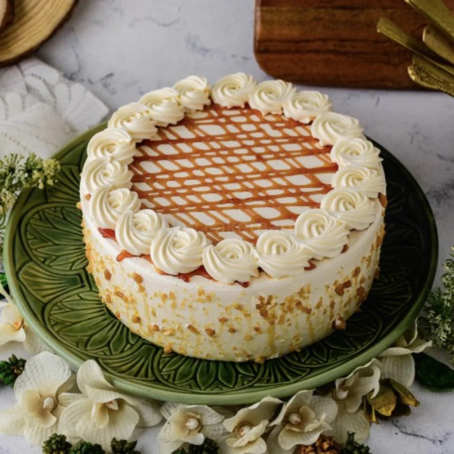 Caramel Butterscotch Delight Cake
